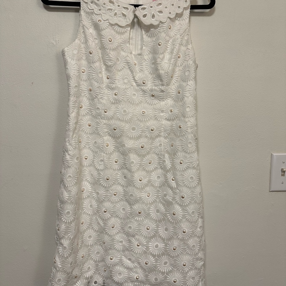 Lilly Pulitzer White Floral Mini Dress